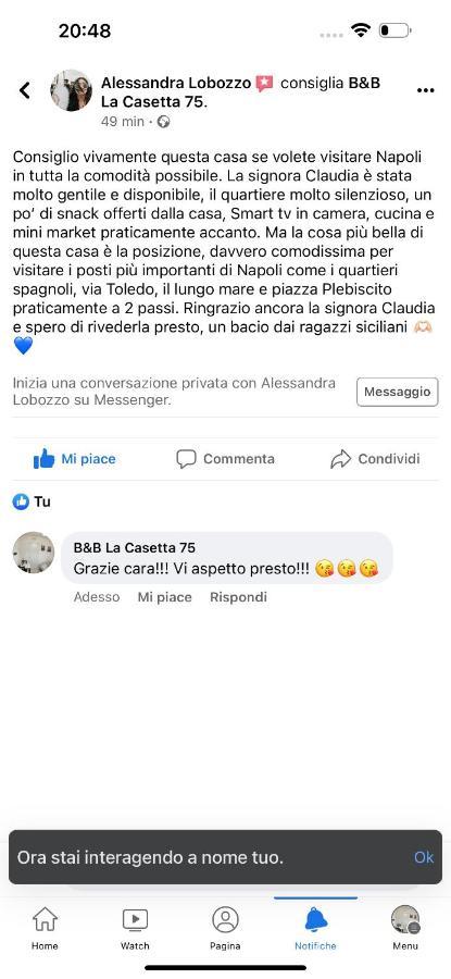 La Casetta 75 Neapel Exteriör bild